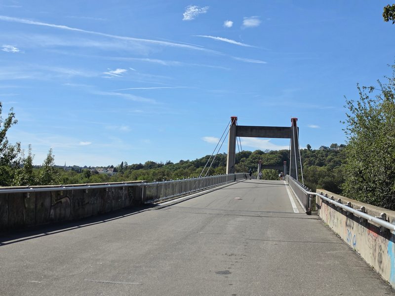 Jedleseer Fußgänger-/Radfahrer-Brücke zur Donauinsel PK19